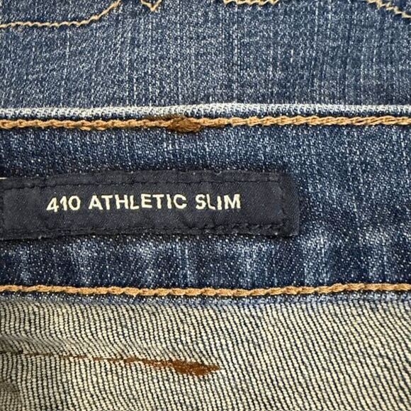 Lucky Brand 410 Athletic Slim Medium Whisker Wash Stretch Men's Size 36 x 30 - Picture 6 of 16